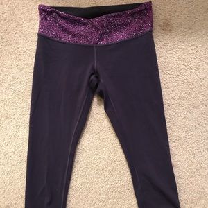 Lululemon Wonder Under Crop - Reversible